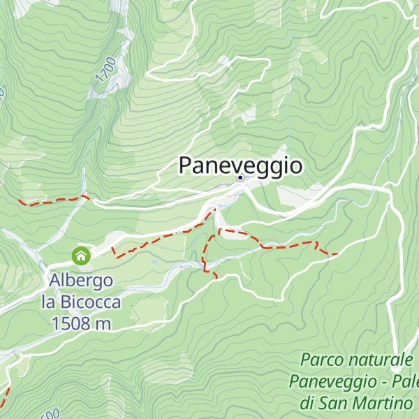 Map of Ufficio Informazioni Paneveggio