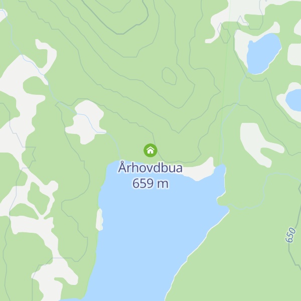 Map of Århovdbua