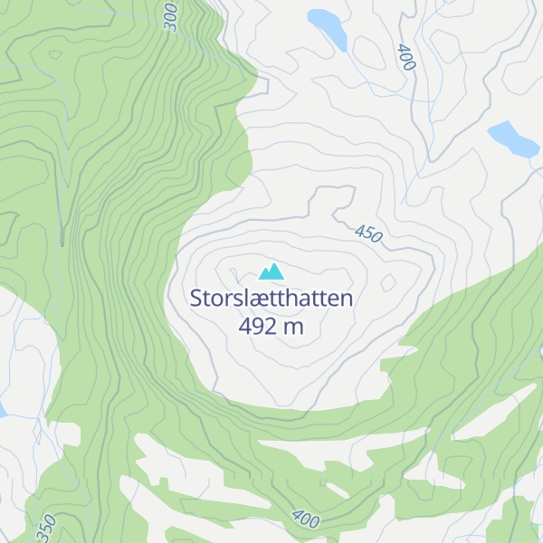 Map of Storslætthatten
