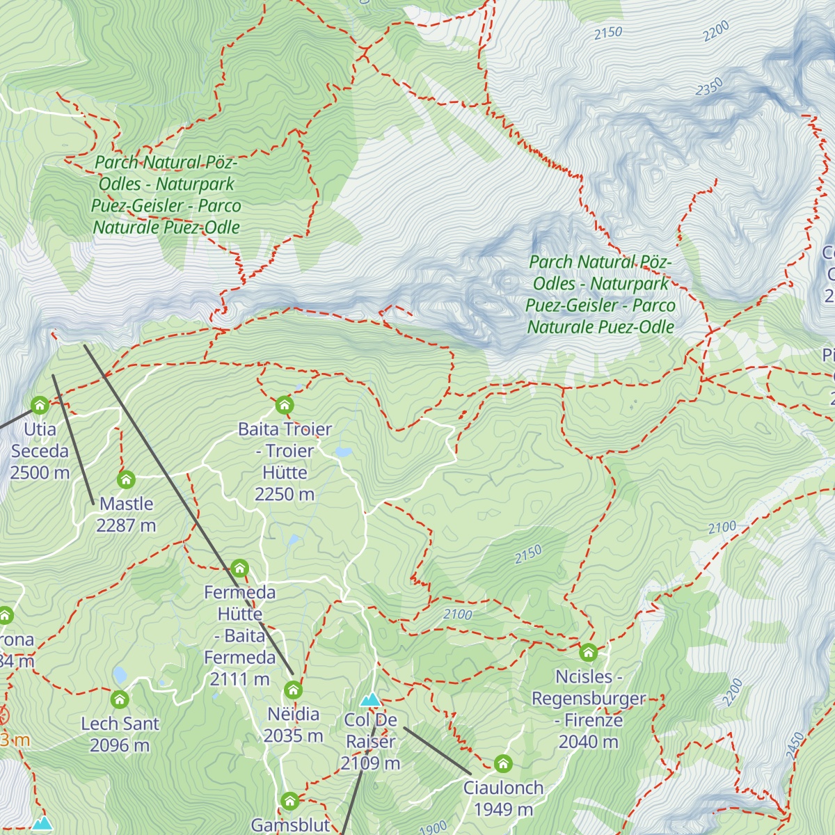 Pieralongia map