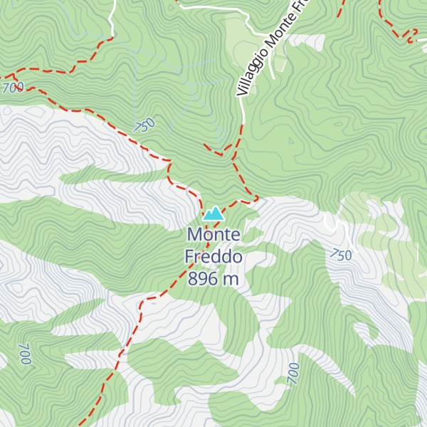 Map of Monte Freddo