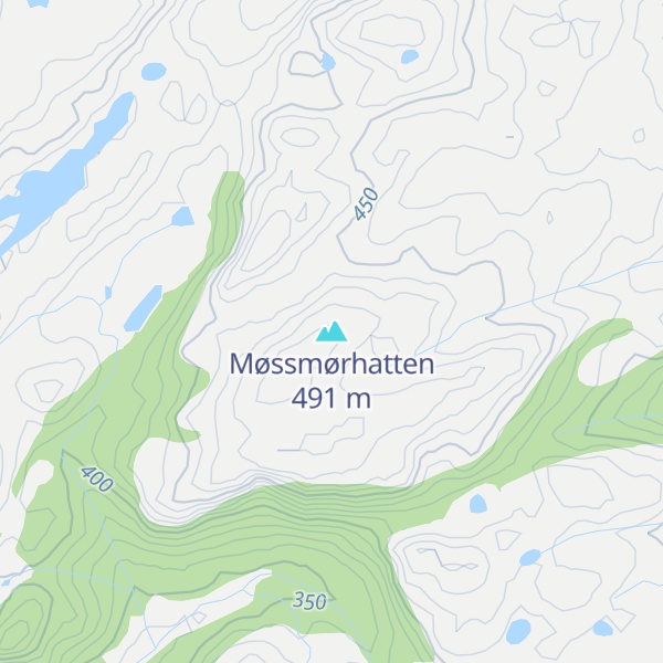 Map of Møssmørhatten