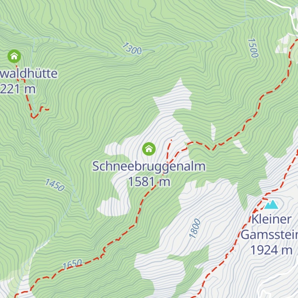 Map of Schneebruggenalm
