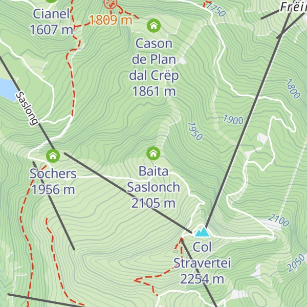 Map of Baita Saslonch