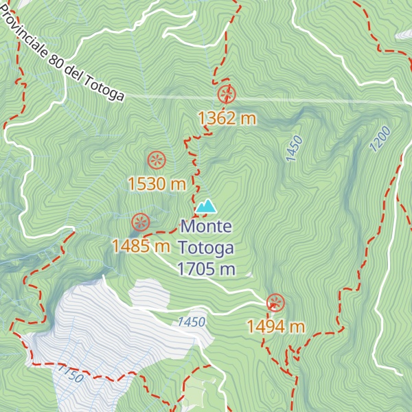Map of Monte Totoga
