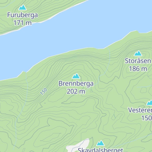 Map of Brennberga
