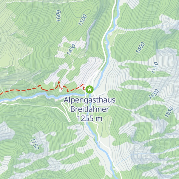 Map of Alpengasthaus Breitlahner