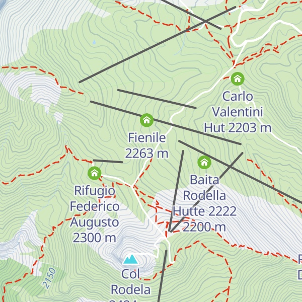 Map of Baita Miara Hütte