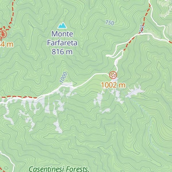 Map of Rifugio Castellana