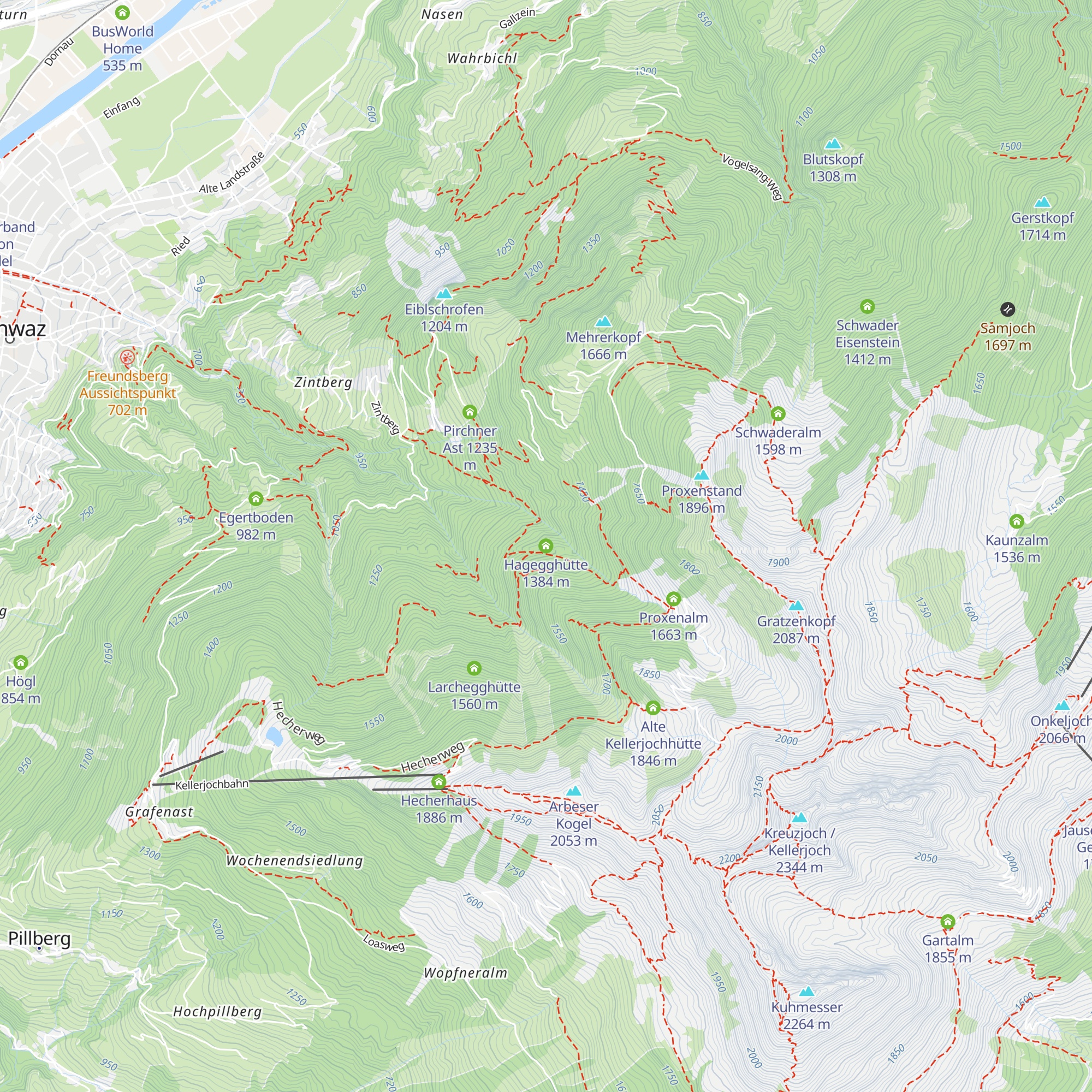Hagegghütte map