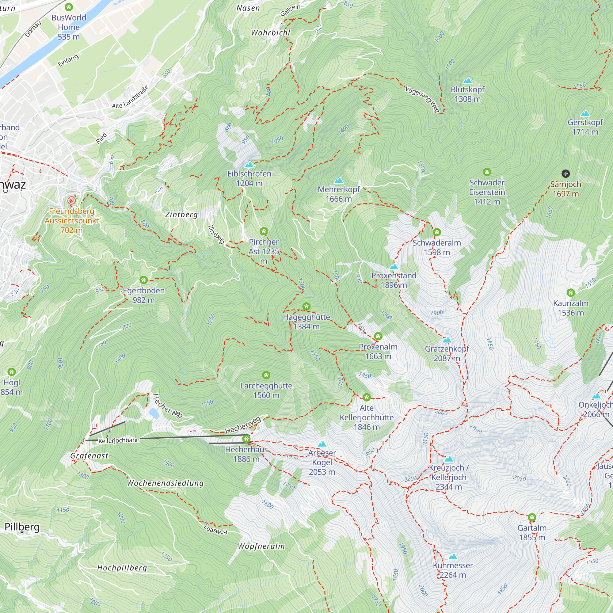 Hagegghütte map
