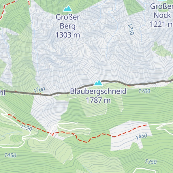 Map of Wichtlplatte