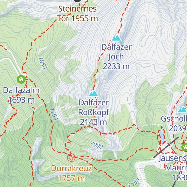 Map of Dalfazer Roßkopf
