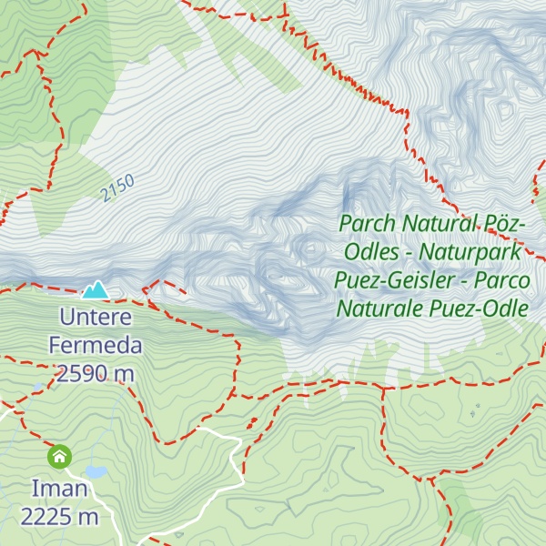 Map of Große Fermeda