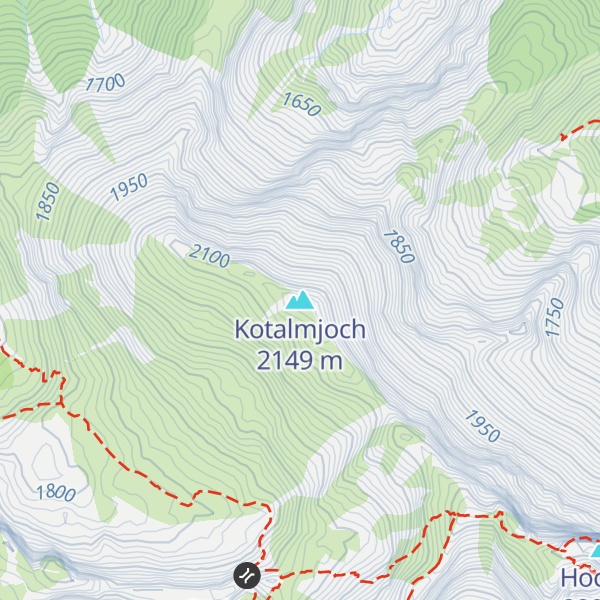 Map of Kotalmjoch