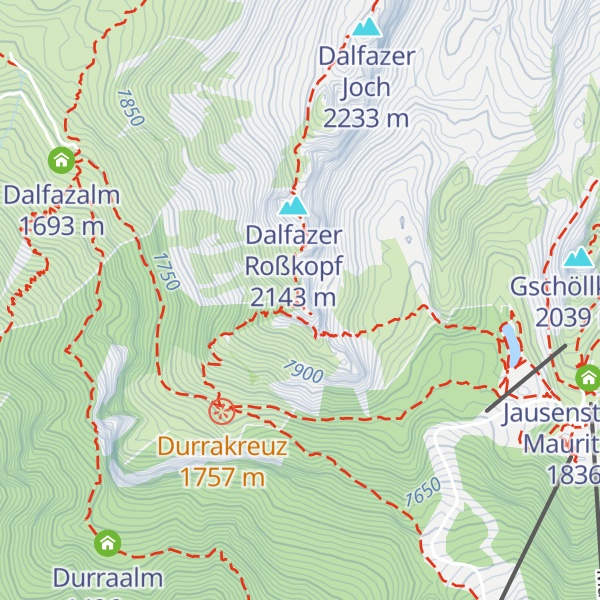 Map of Rotspitze
