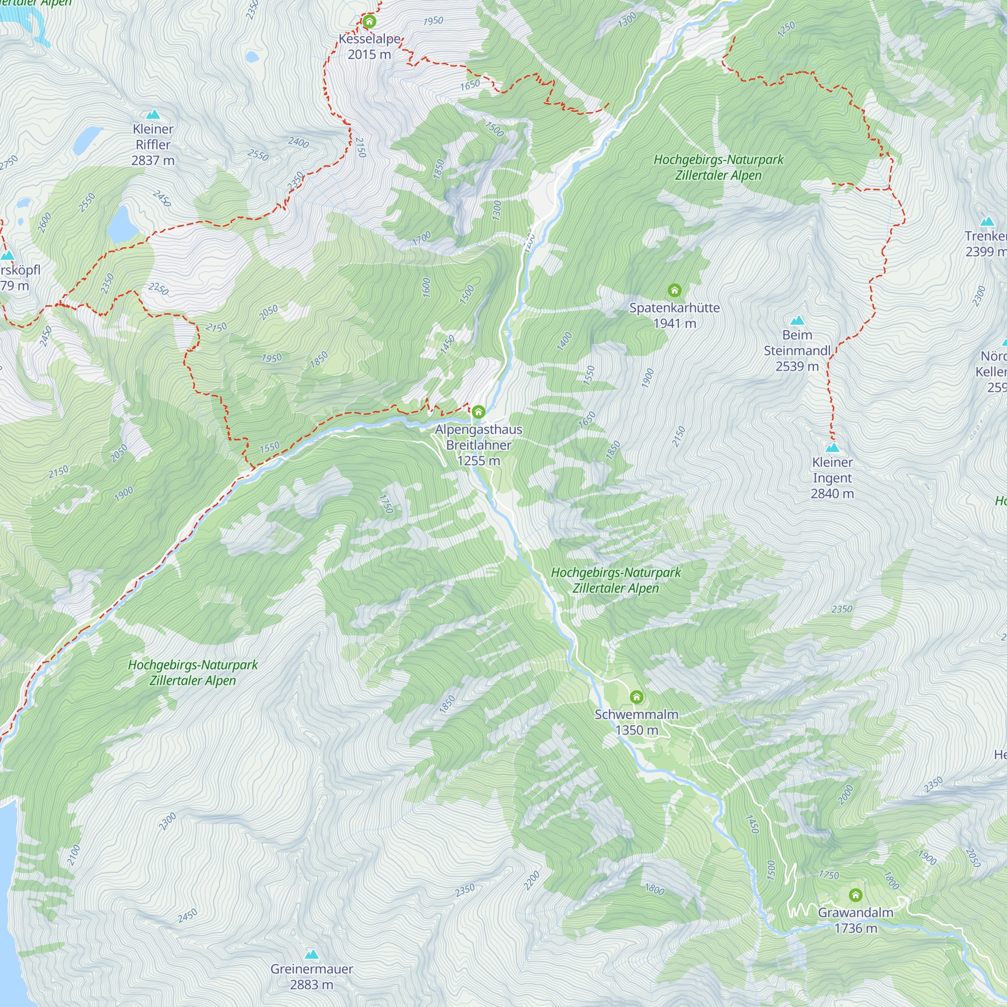 Klausenalm map