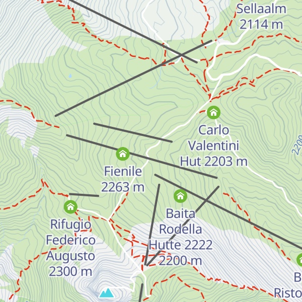 Map of Rifugio Salei