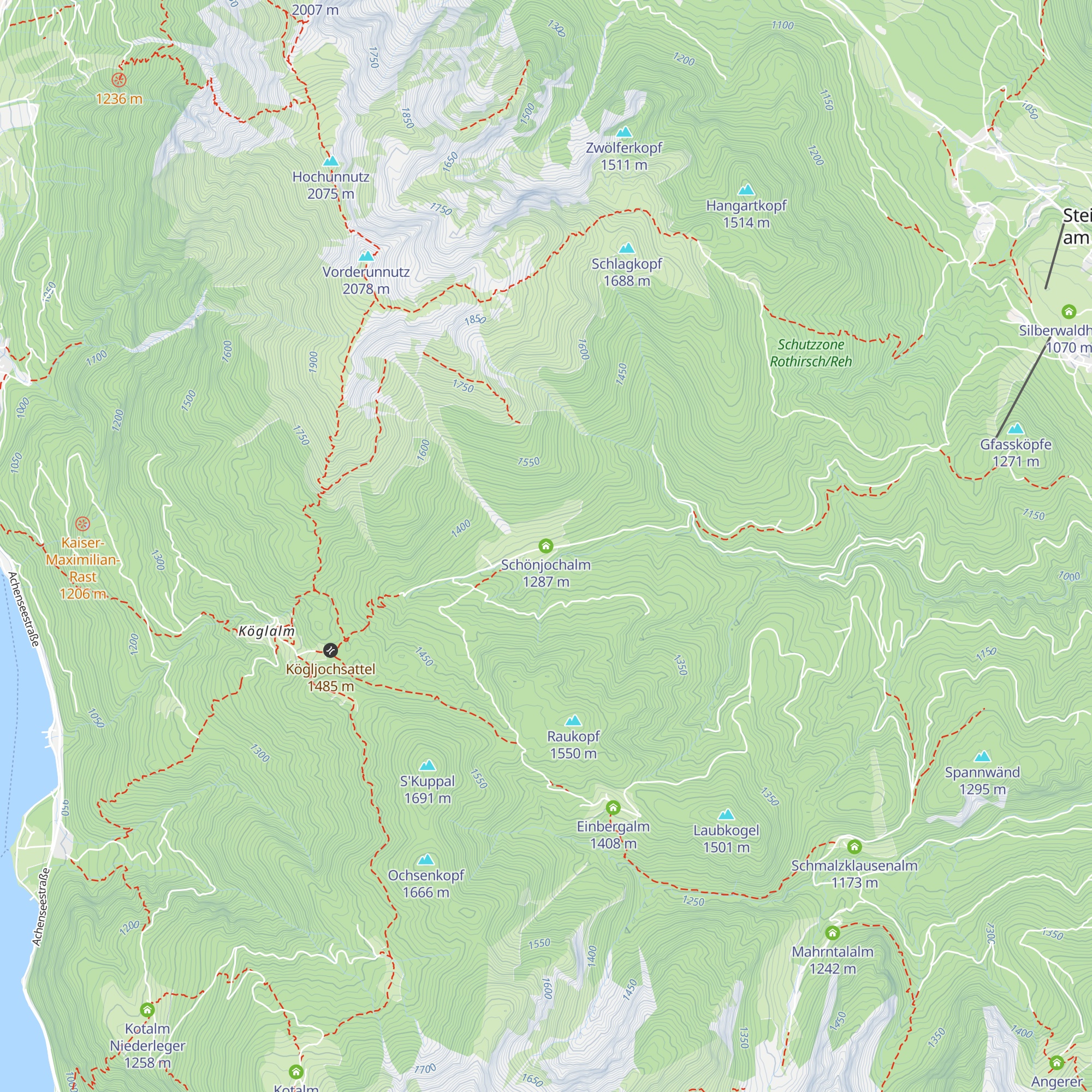 Schönjochalm map