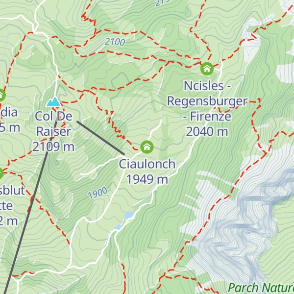 Map of Ciaulonch
