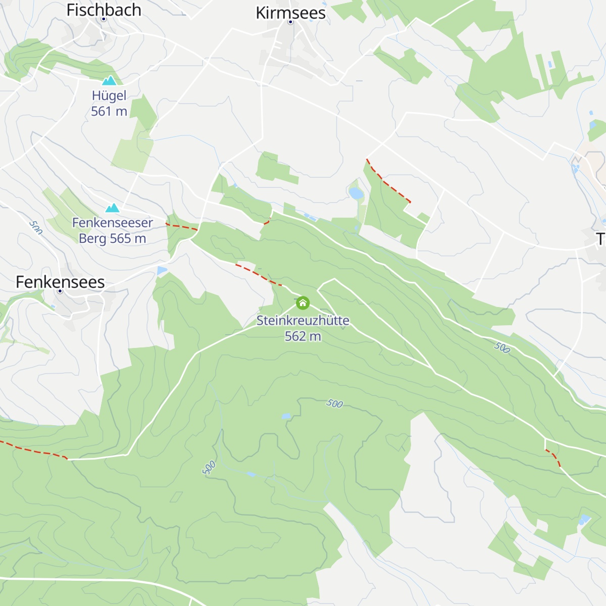 Steinkreuzhütte map