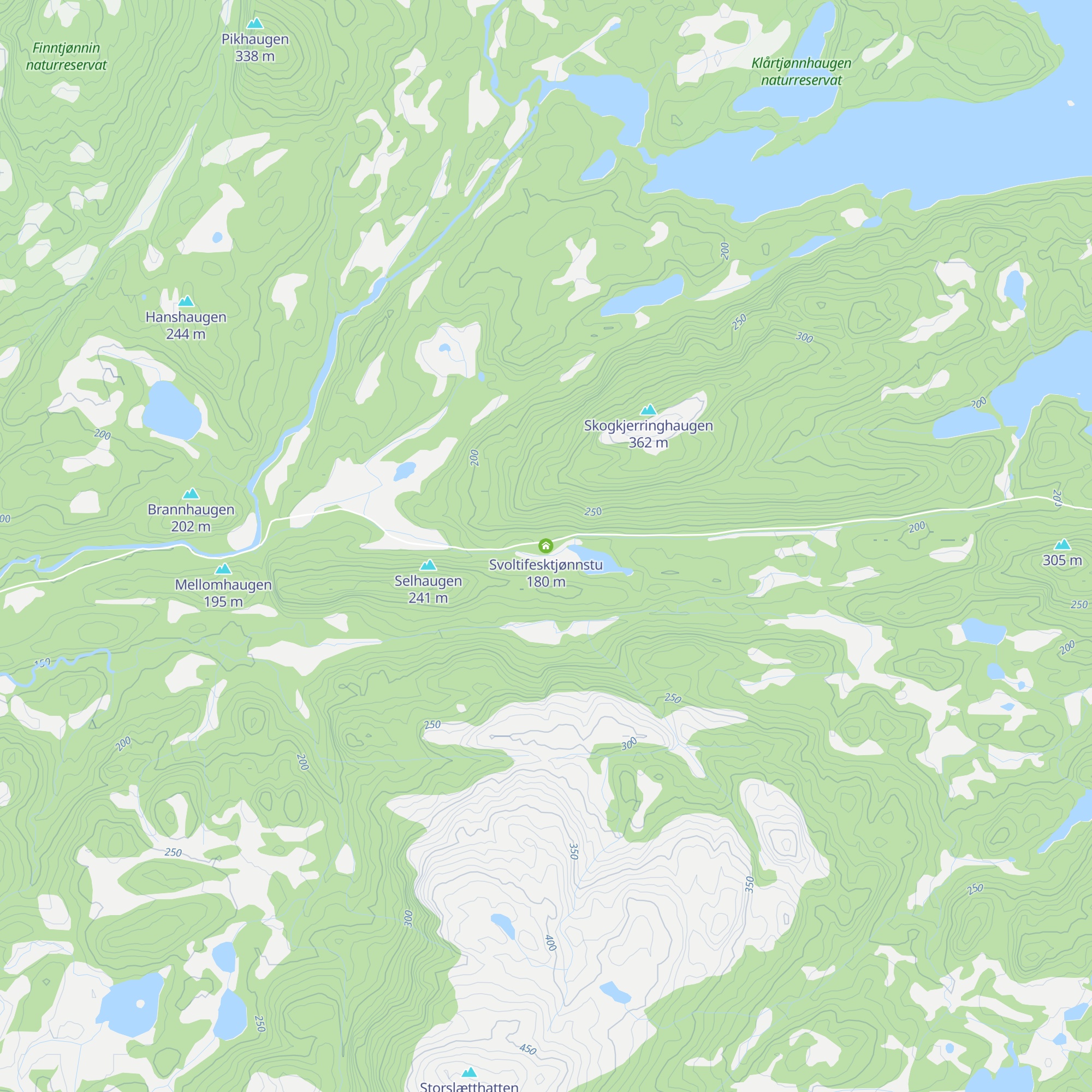 Svoltifesktjønnstu map