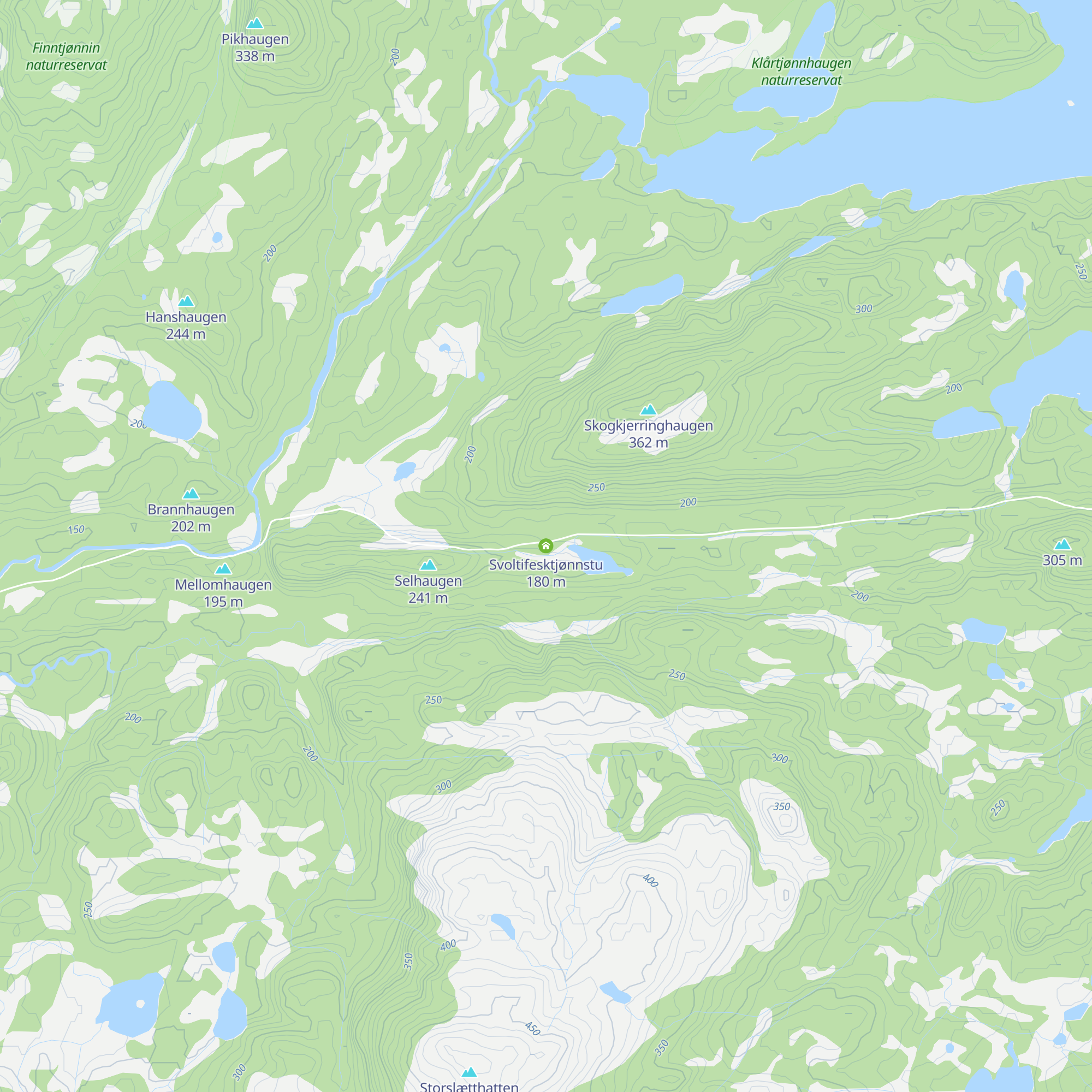 Svoltifesktjønnstu map