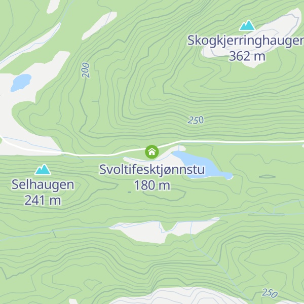 Map of Svoltifesktjønnstu