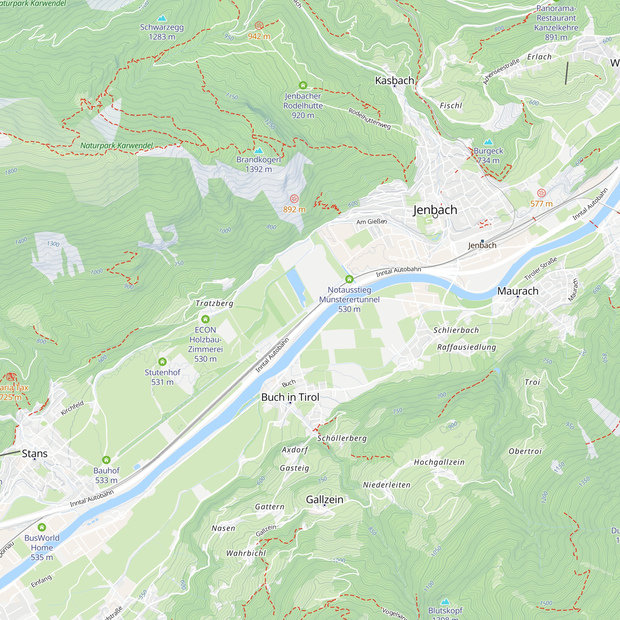 Notausstieg Münsterertunnel map