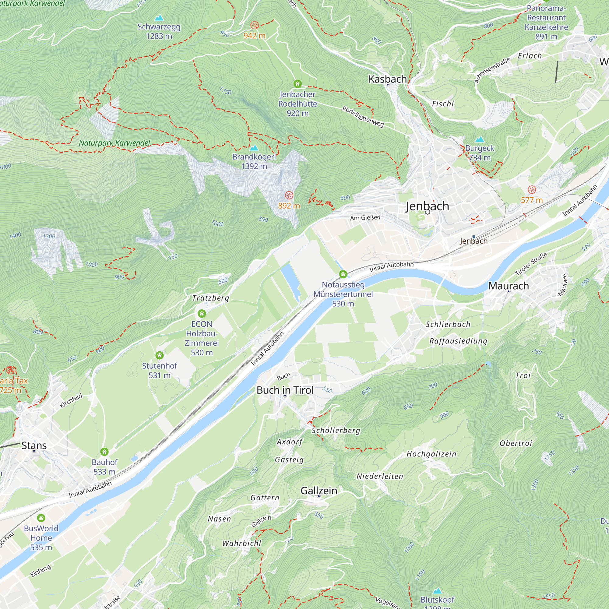 Notausstieg Münsterertunnel map
