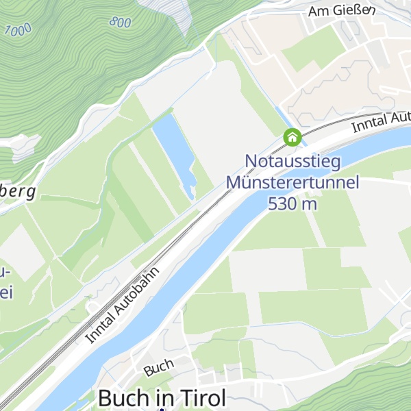 Map of Notausstieg Münsterertunnel