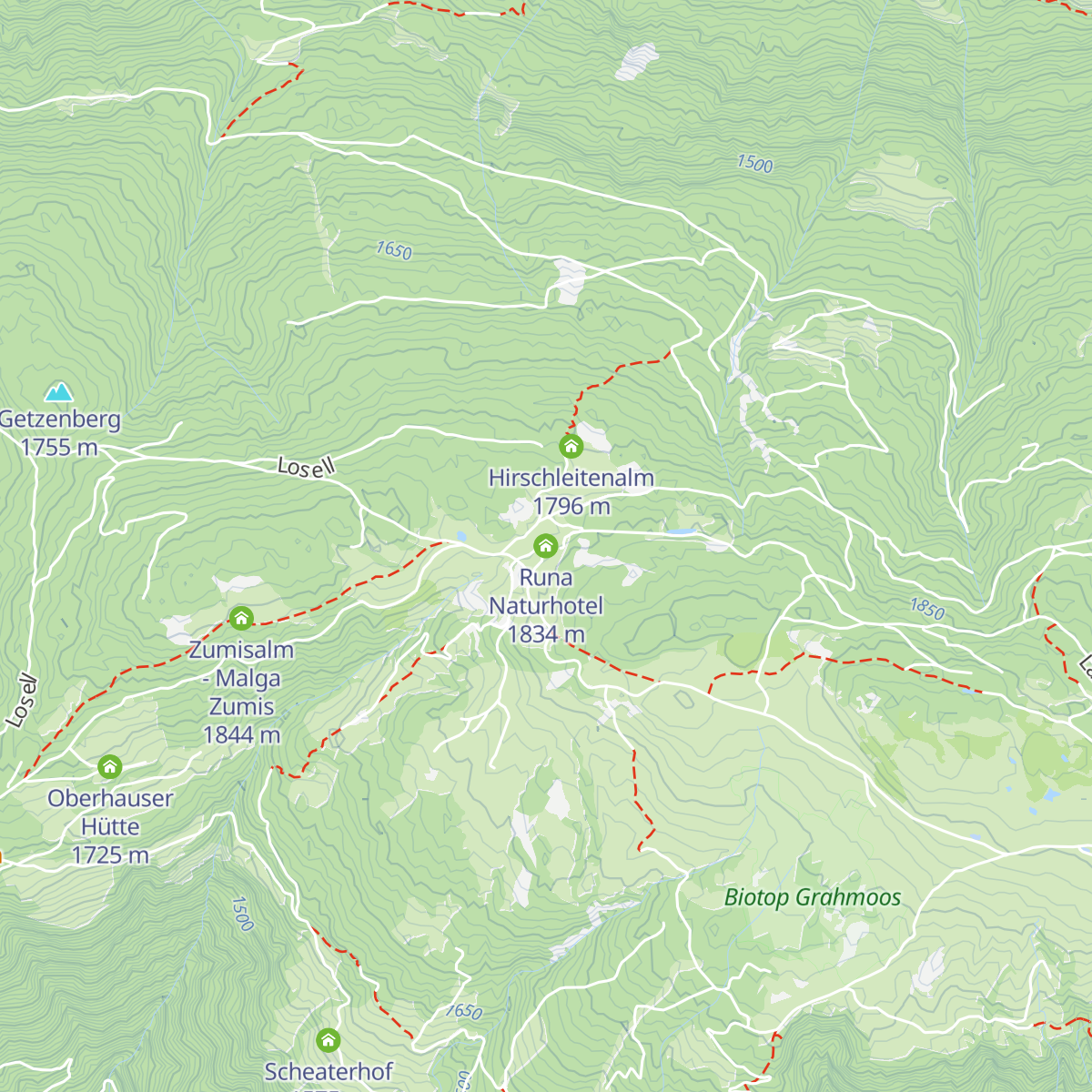 Runa Naturhotel map