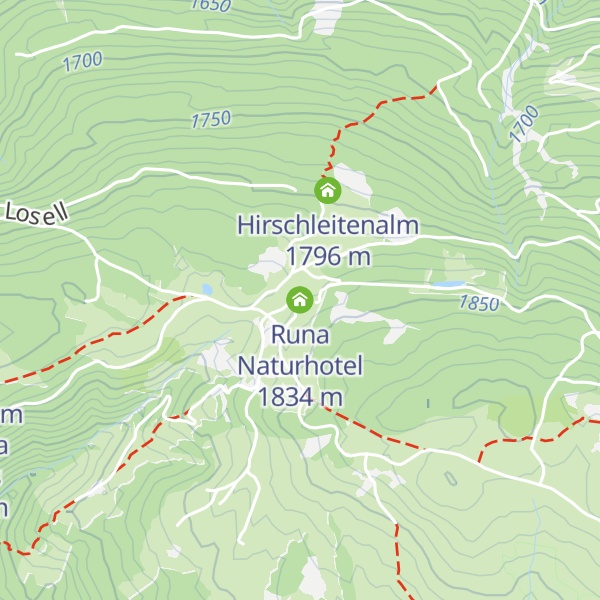 Map of Runa Naturhotel