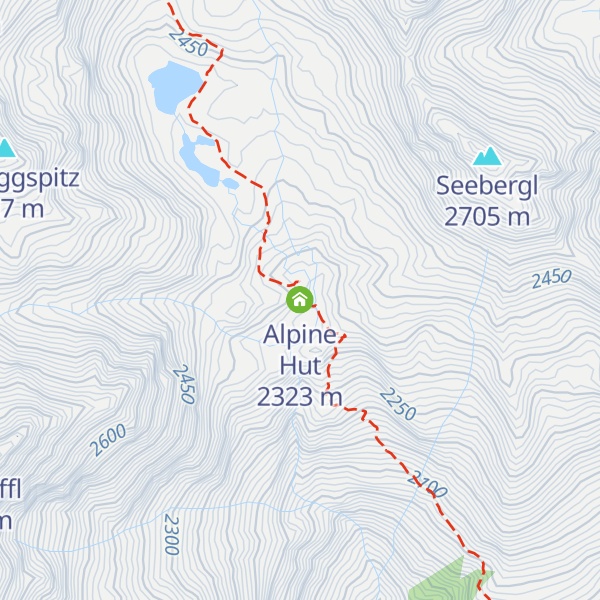 Map of Alpine Hut