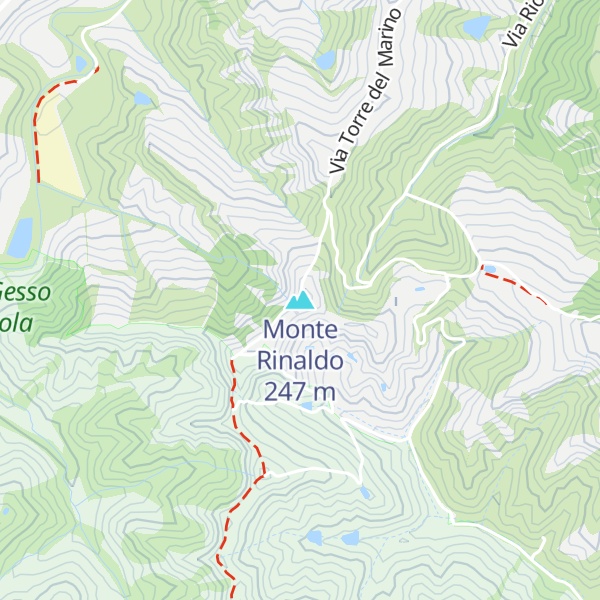 Map of Monte Rinaldo