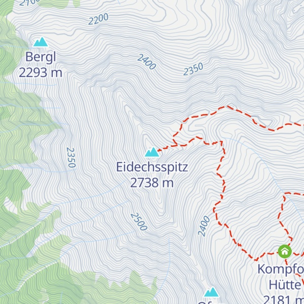 Map of Eidechsspitz