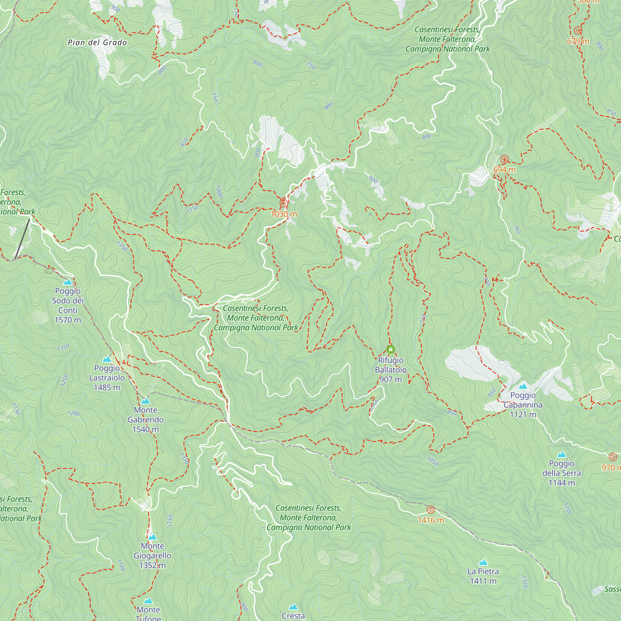 Rifugio Villaneta map