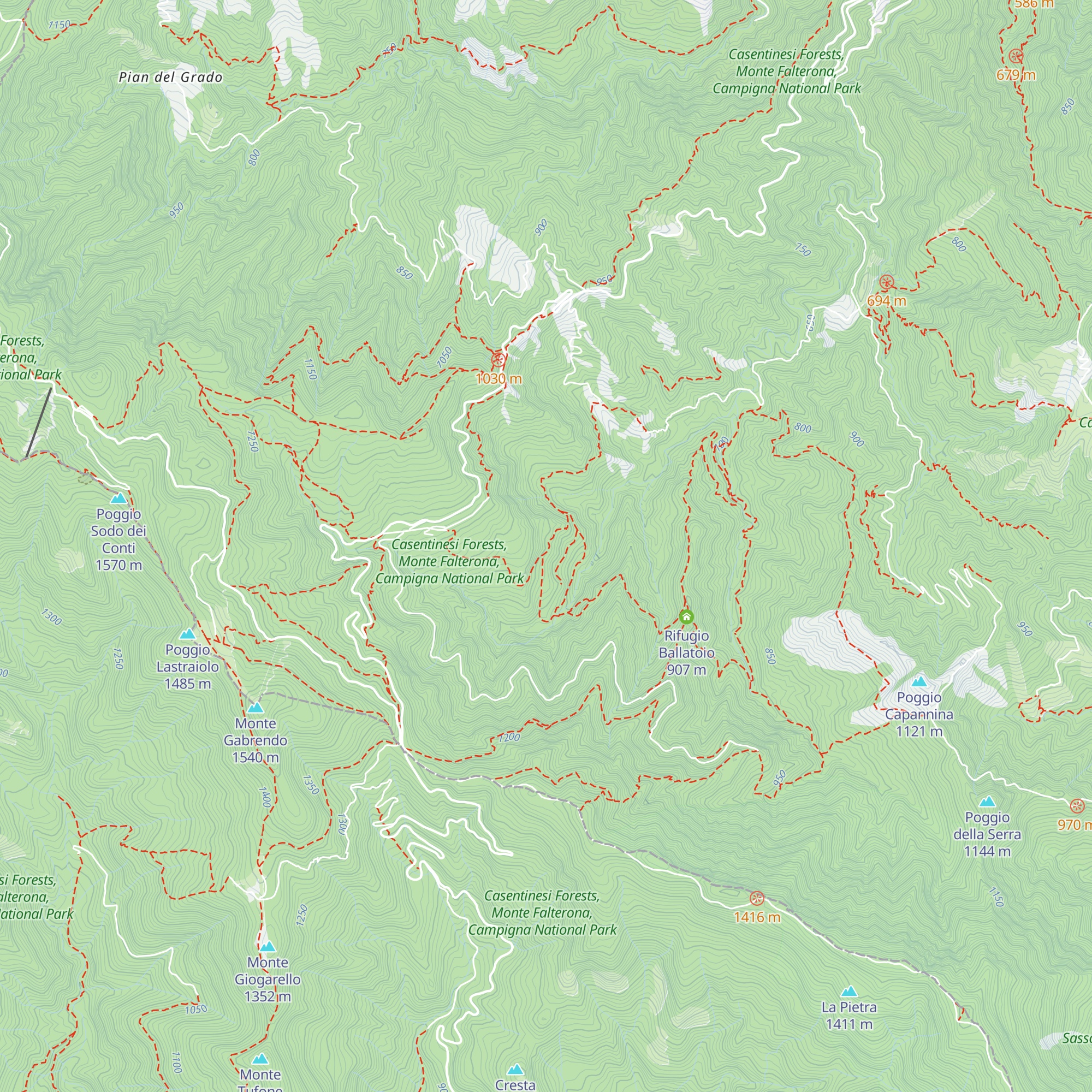 Bivacco Ragu' map