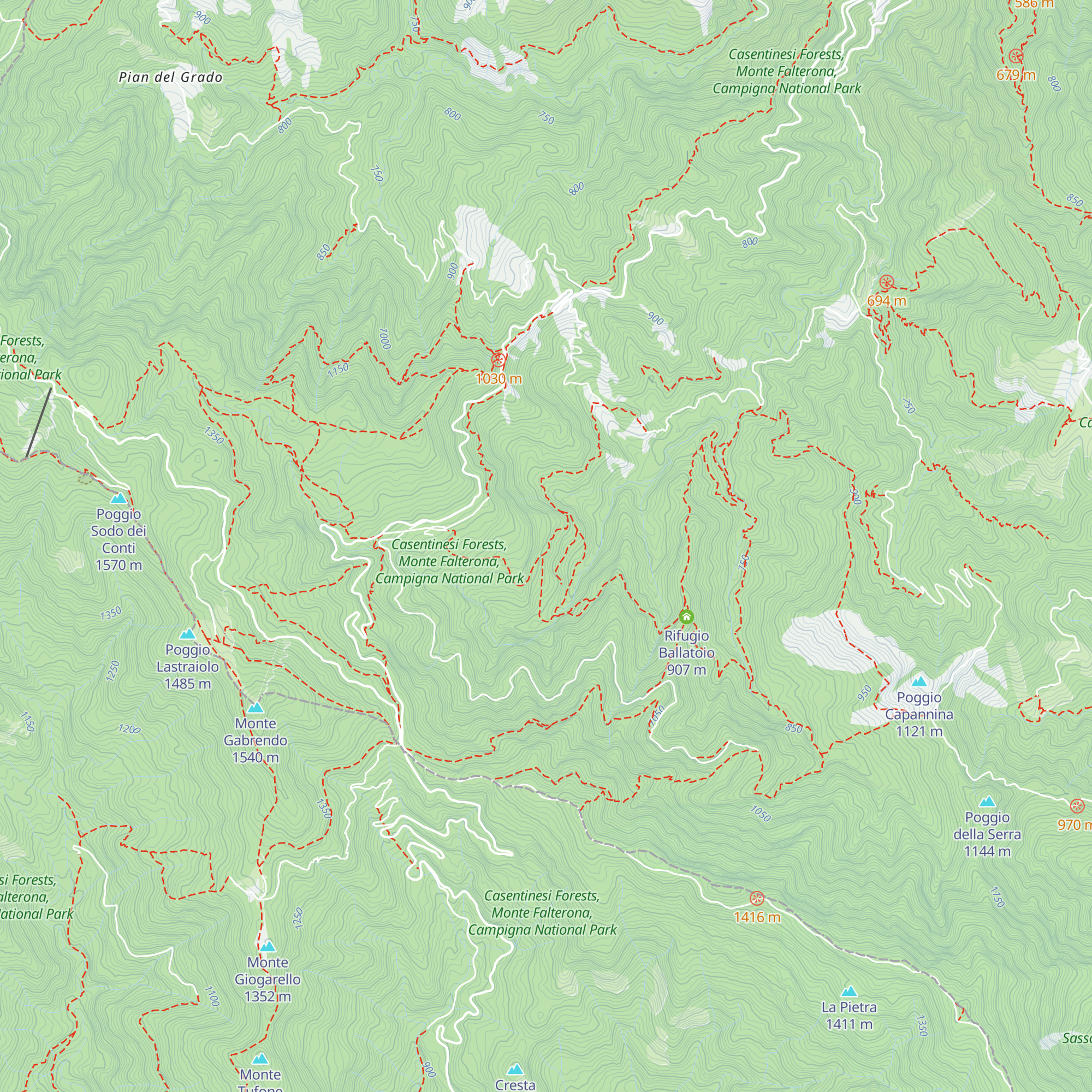 Bivacco Ragu' map