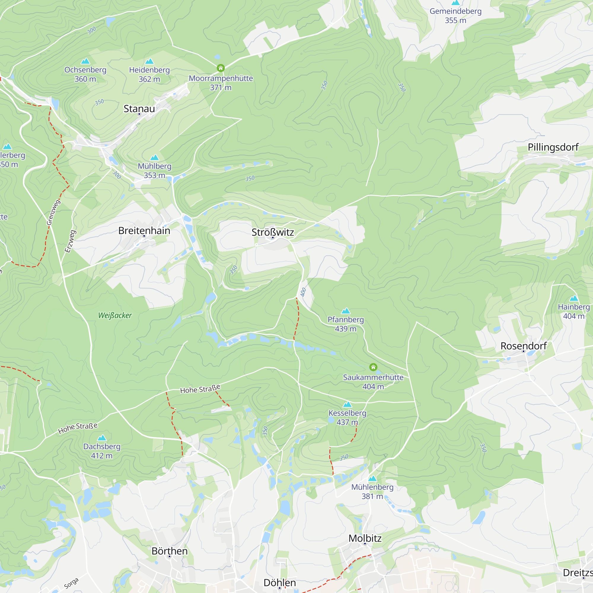 Struppschützenhütte map