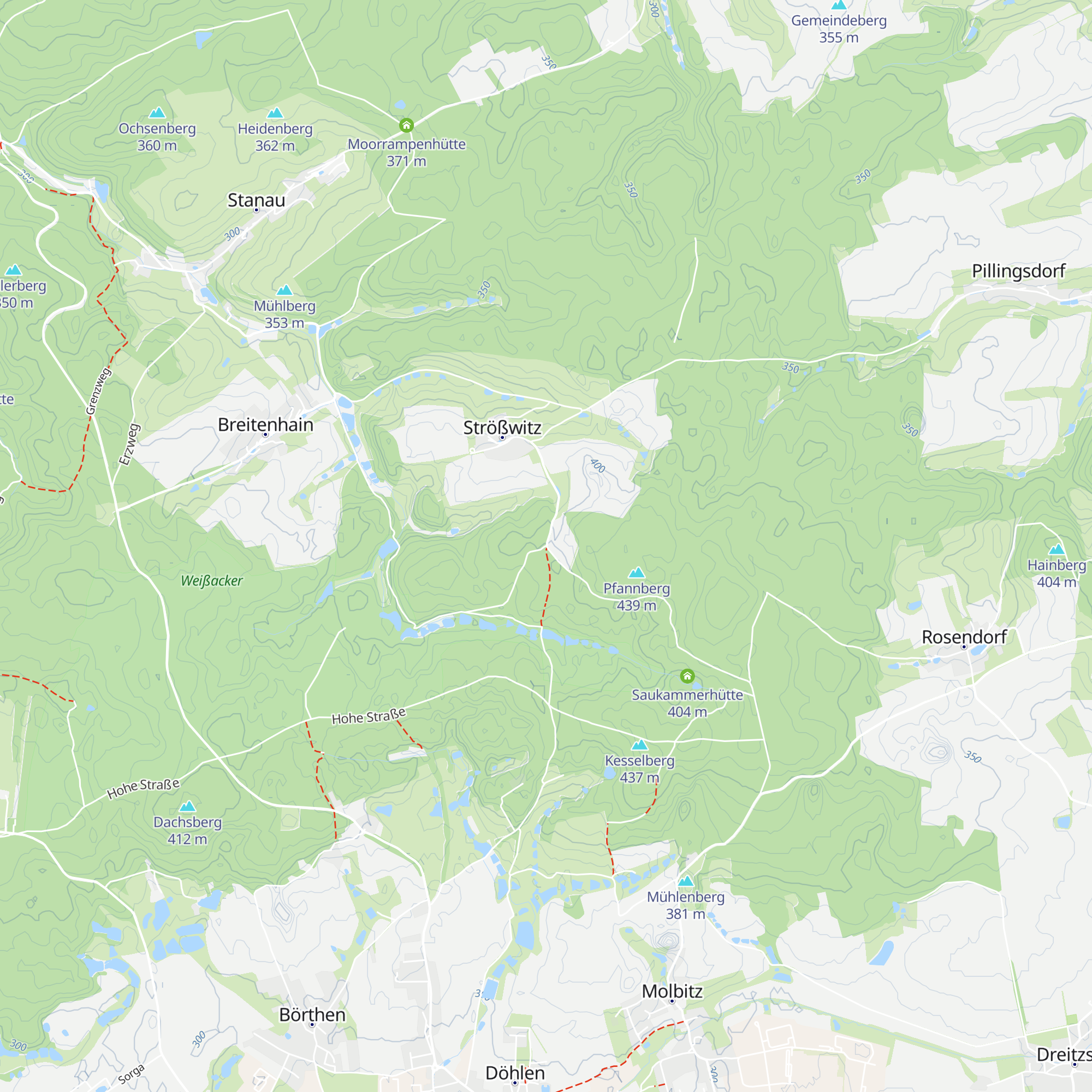 Struppschützenhütte map