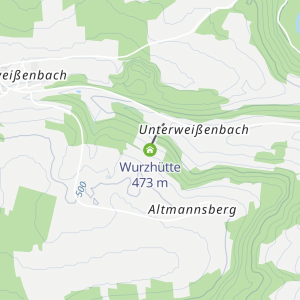 Map of Wurzhütte
