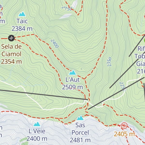 Map of L'Aut
