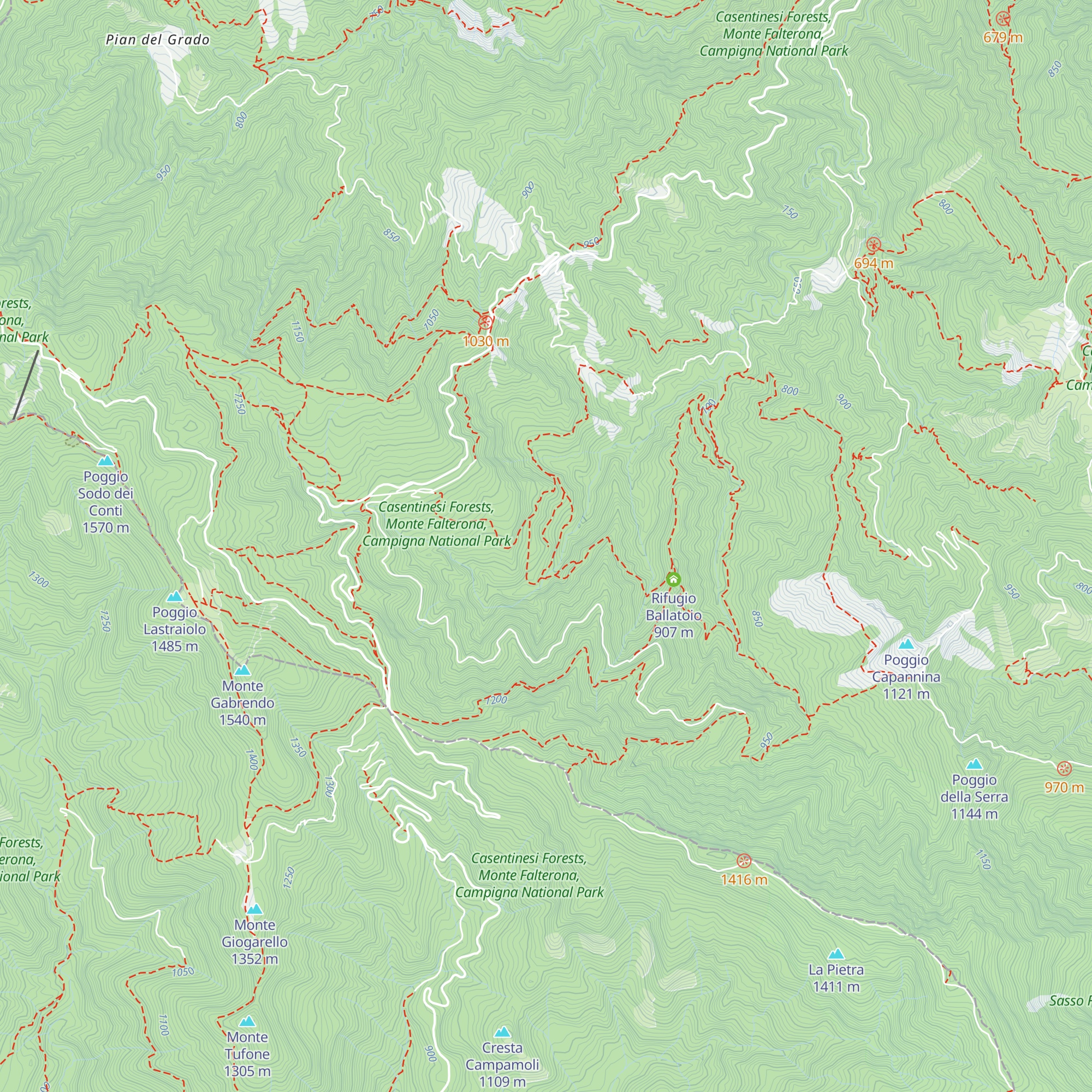Rifugio di Renzo 1982 map