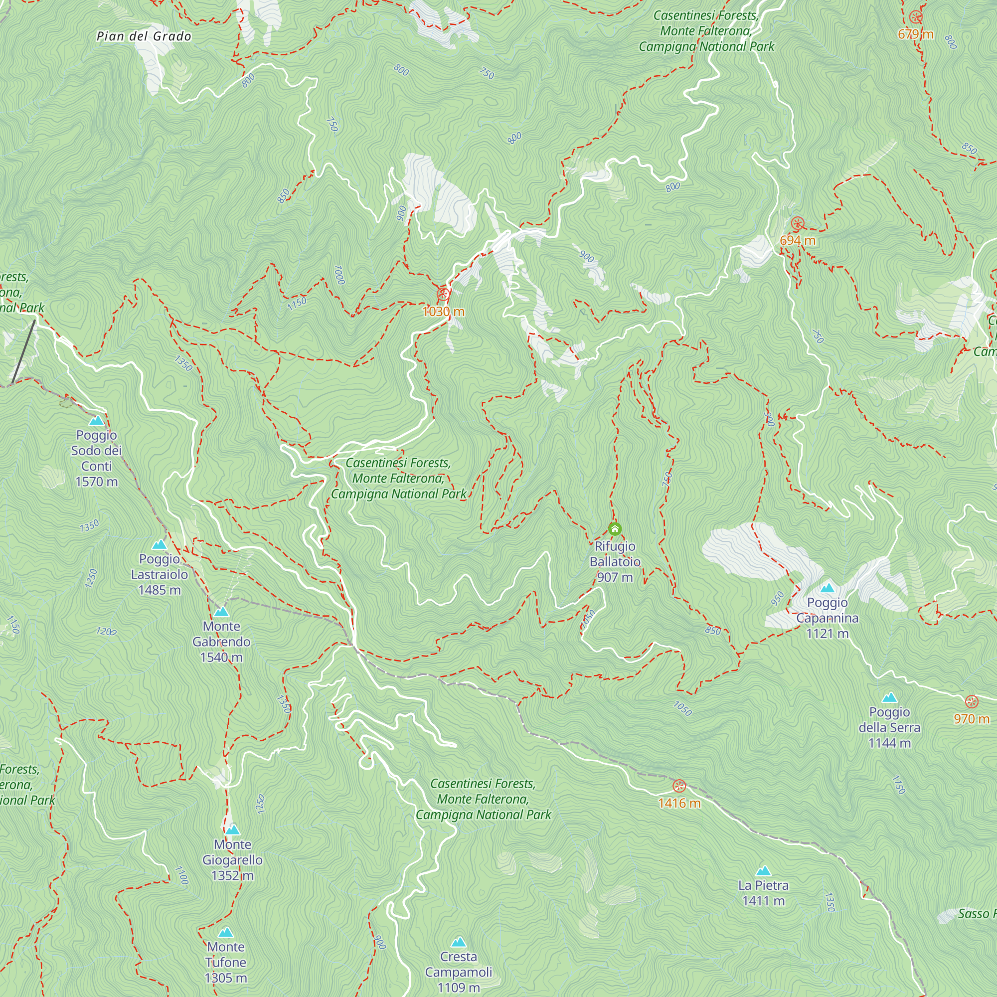 Rifugio di Renzo 1982 map