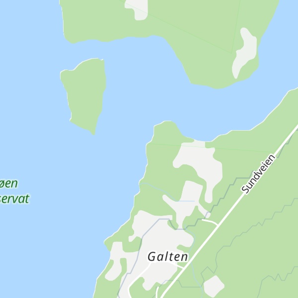 Map of Ljørbua ved Galtsrømmen