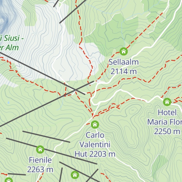 Map of L'Angolino del Sella