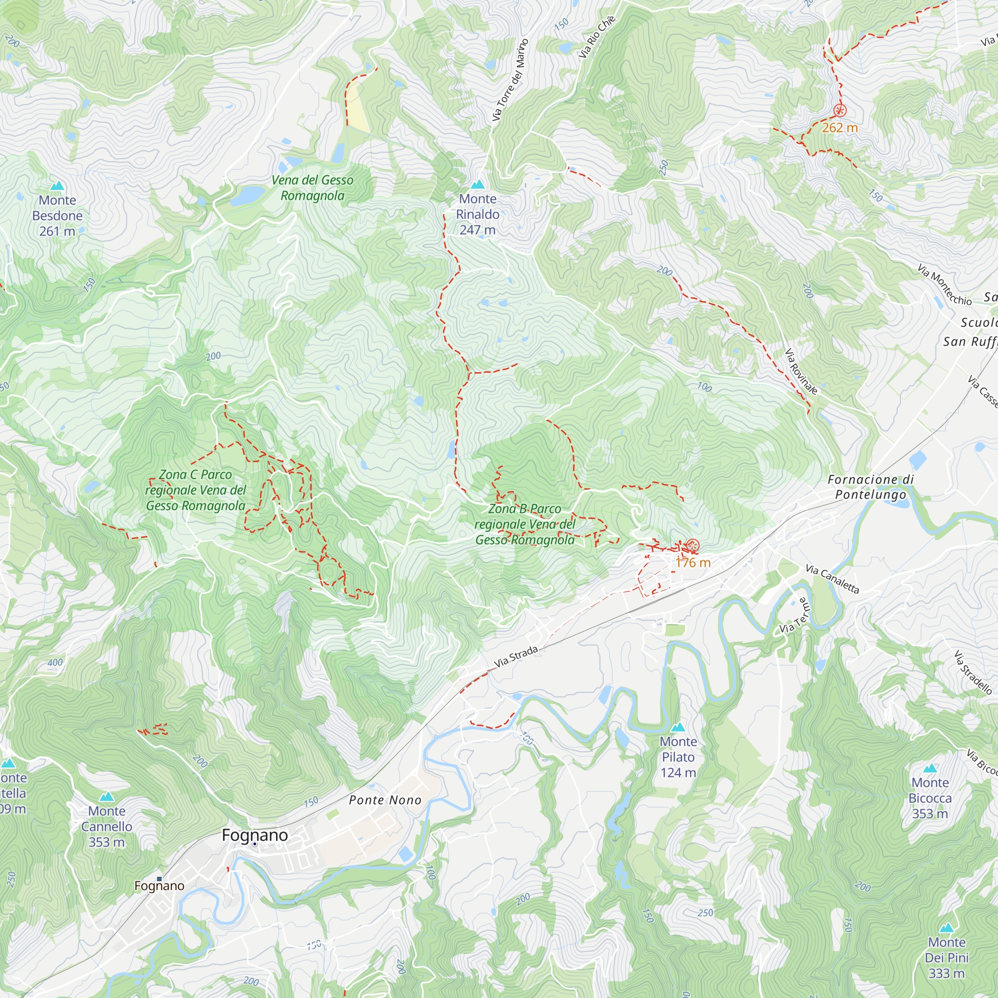 Capanna Speleologica Tanaccia map