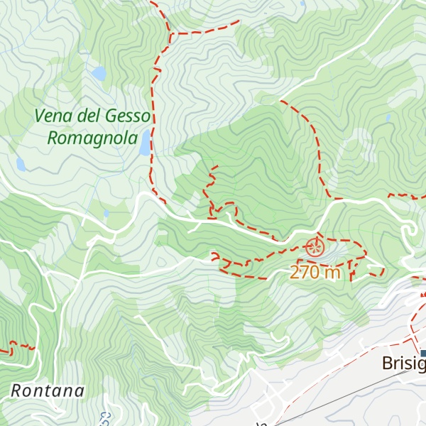 Map of Capanna Speleologica Tanaccia