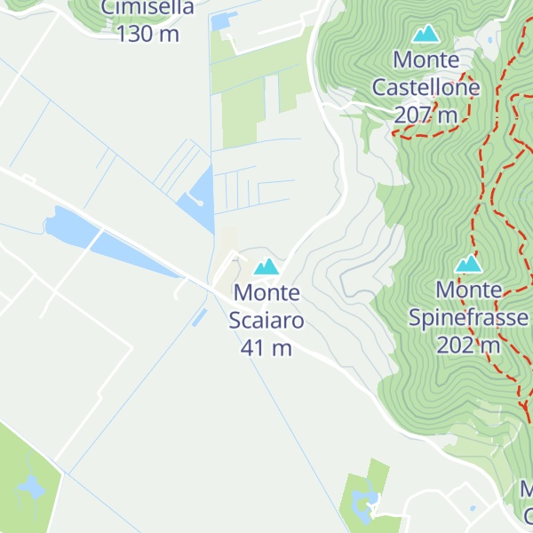 Map of Monte Scaiaro
